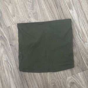 Army green old navy tube top